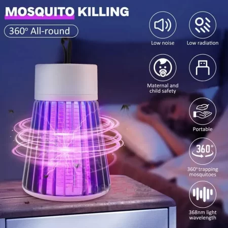 Lâmpada Mata Mosquito Luz Led Ultravioleta